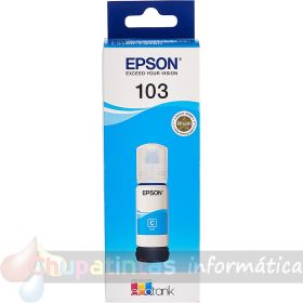 Epson 103 Cyan - Botella de Tinta Original C13T00S24A10-1