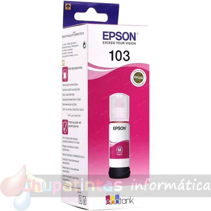 Epson 103 Magenta - Botella de Tinta Original C13T00S34A10-2