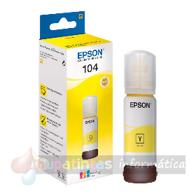 Epson 104 Amarillo - Botella de Tinta Original C13T00P440-3