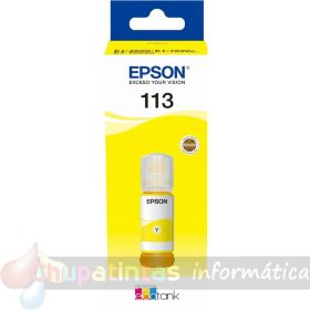 Epson 113 Amarillo - Botella de Tinta Pigmentada Original C13T06B440