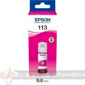 Epson 113 Magenta - Botella de Tinta Pigmentada Original C13T06B340