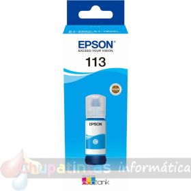 Epson 113 Cian - Botella de Tinta Pigmentada Original C13T06B240
