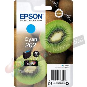 Epson 202 Cian Cartucho de Tinta Original - C13T02F24010
