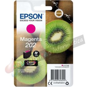 Epson 202 Magenta Cartucho de Tinta Original - C13T02F34010