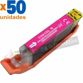 BULK - Canon CLI521 Magenta Cartucho de Tinta Genérico - Reemplaza 2935B001