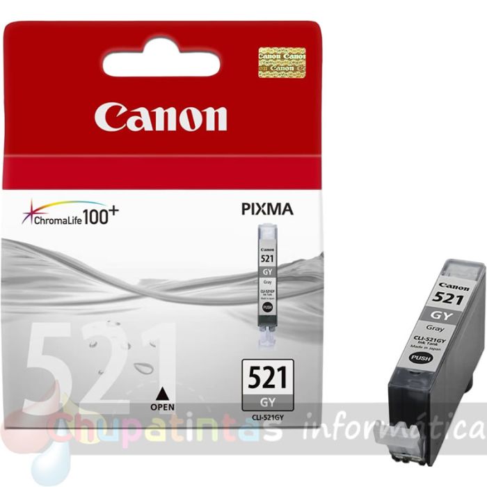 Canon CLI521 Gris Cartucho de Tinta Original - 2937B001