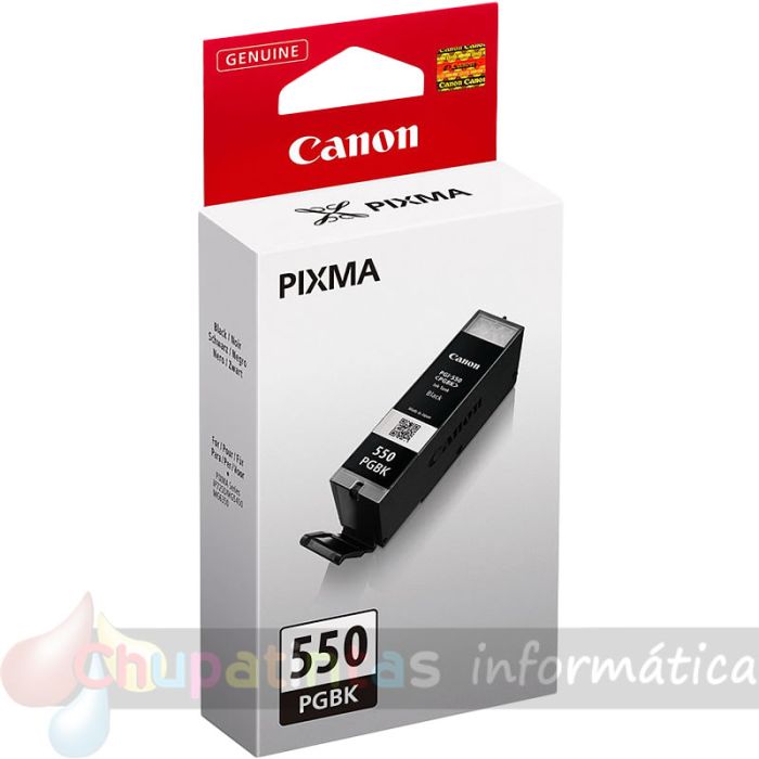 Canon PGI550 Negro Cartucho de Tinta Pigmentada Original - 6496B001-2