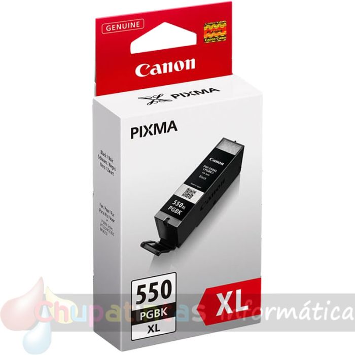 Canon PGI550XL Negro Cartucho de Tinta Pigmentada Original - 6431B001-2