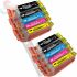 Canon PGI550/CLI551 Pack de 10 Cartuchos de Tinta Genéricos