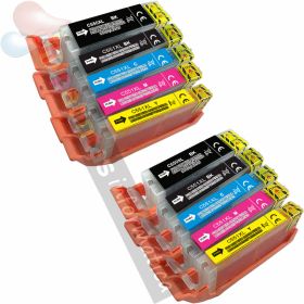 Canon PGI550/CLI551 Pack de 10 Cartuchos de Tinta Genéricos