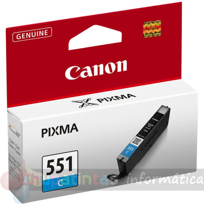 Canon CLI551 Cian Cartucho de Tinta Original - 6509B001-1