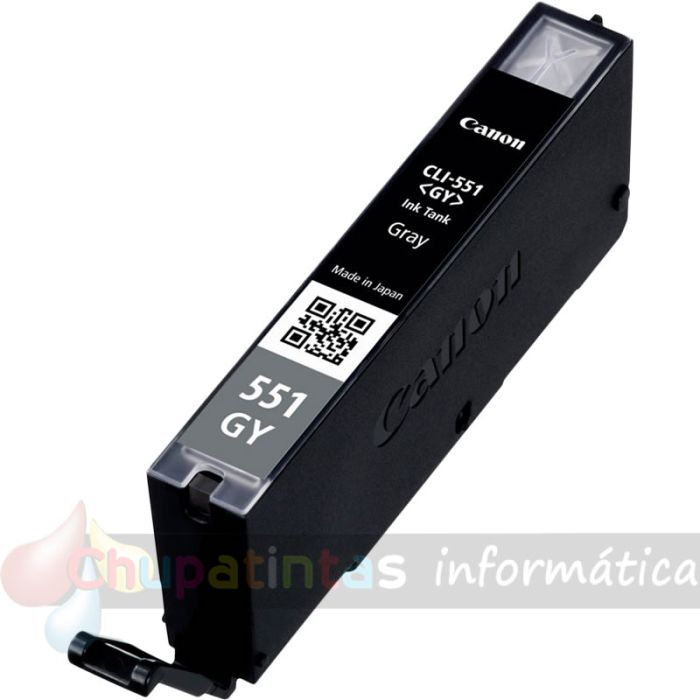 Canon CLI551 Gris Cartucho de Tinta Original - 6512B001-2