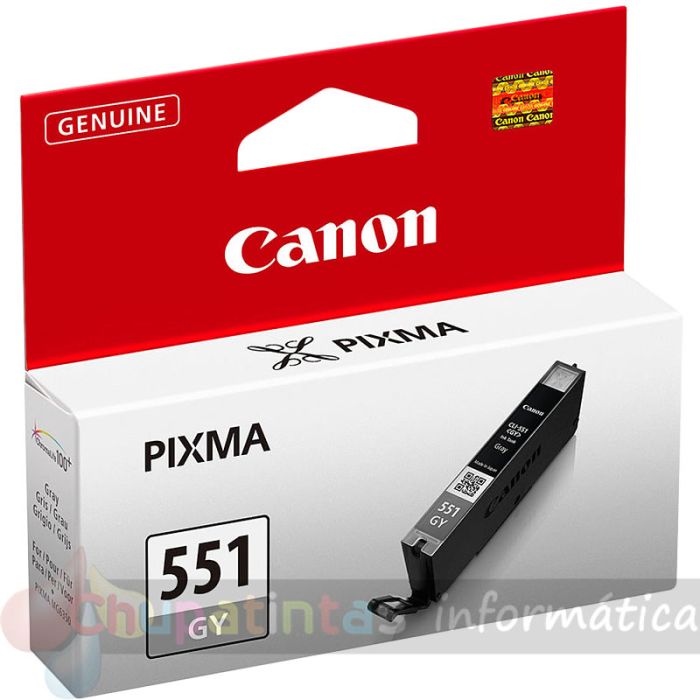 Canon CLI551 Gris Cartucho de Tinta Original - 6512B001-1