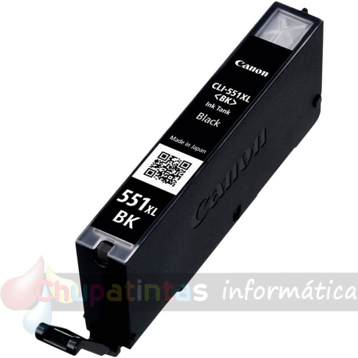 Canon CLI551XL Negro Cartucho de Tinta Original - 6443B001-2