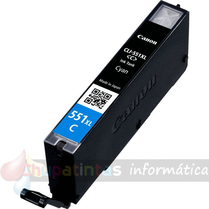 Canon CLI551XL Cian Cartucho de Tinta Original - 6444B001-2