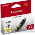 Canon CLI551XL Amarillo Cartucho de Tinta Original - 6446B001-1