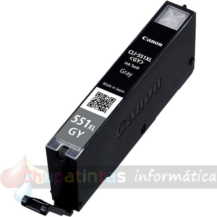 Canon CLI551XL Gris Cartucho de Tinta Original - 6447B001-2