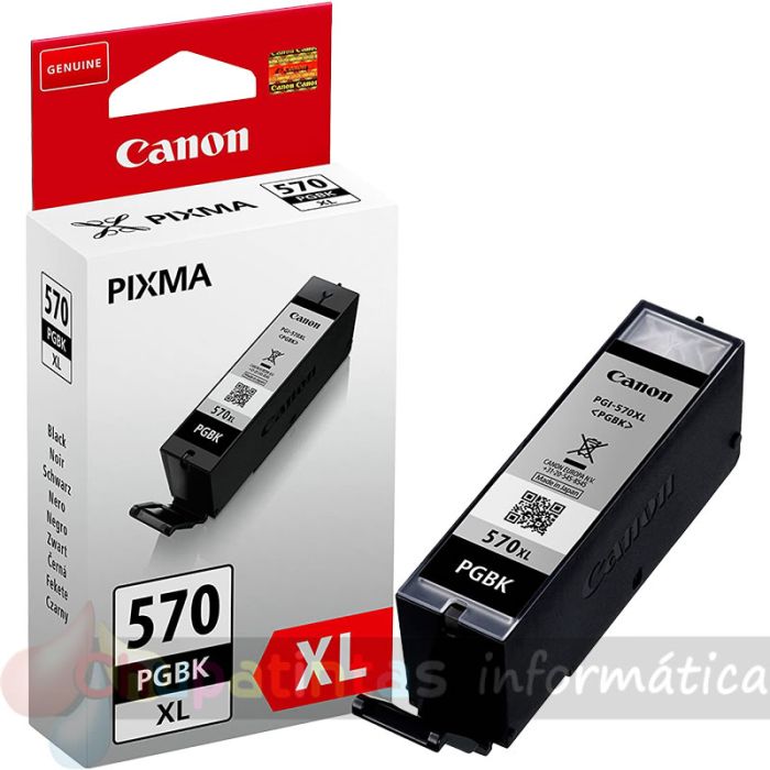 Canon PGI570XL Negro Cartucho de Tinta Pigmentada Original - 0318C001