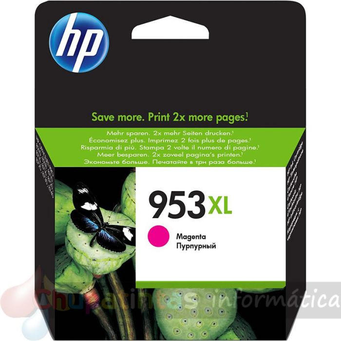 HP 953XL Magenta Cartucho de Tinta Original - F6U17AE