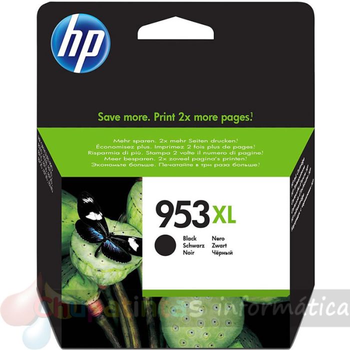 HP 953XL Negro Cartucho de Tinta Original - L0S70AE
