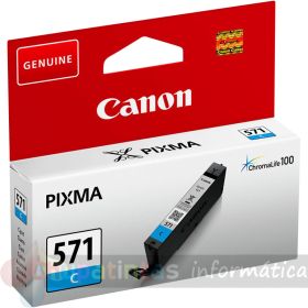 Canon CLI571 Cian Cartucho de Tinta Original - 0386C001-1