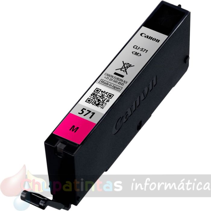 Canon CLI571 Magenta Cartucho de Tinta Original - 0387C001-2