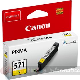 Canon CLI571 Amarillo Cartucho de Tinta Original - 0388C001-1