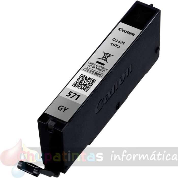 Canon CLI571 Gris Cartucho de Tinta Original - 0389C001-2