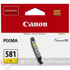Canon CLI581 Amarillo Cartucho de Tinta Original - 2105C001-1