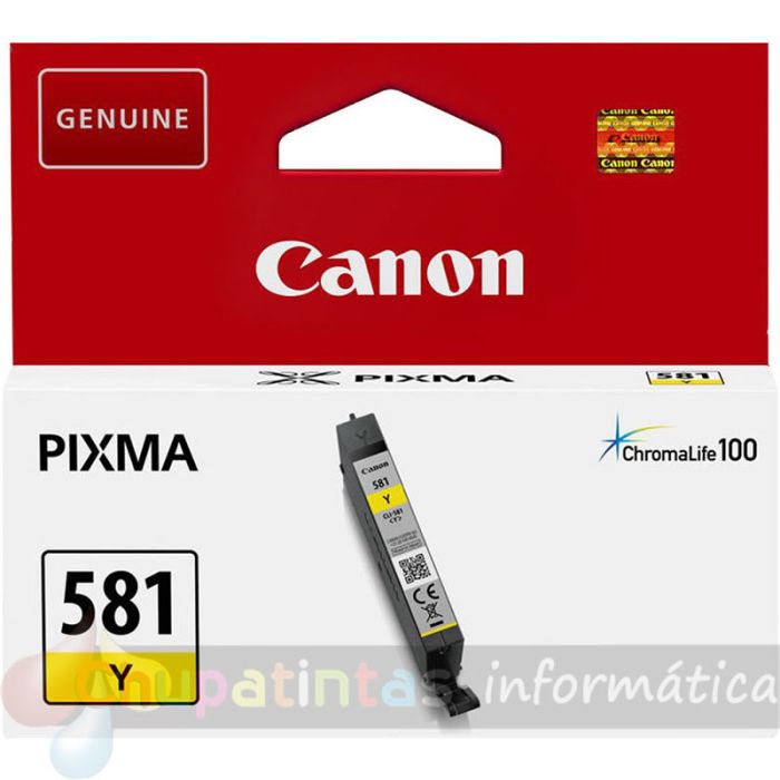 Canon CLI581 Amarillo Cartucho de Tinta Original - 2105C001-1