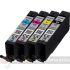 Canon CLI581 Pack de 4 Cartuchos de Tinta Originales - 2103C004-2