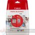 Canon CLI581 Pack de 4 Cartuchos de Tinta Originales - 50 Hojas de Papel Fotográfico - 2106C005