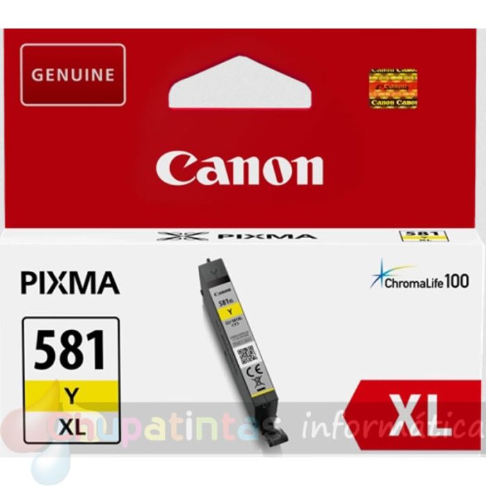 Canon CLI581XL Amarillo Cartucho de Tinta Original - 2051C001-1