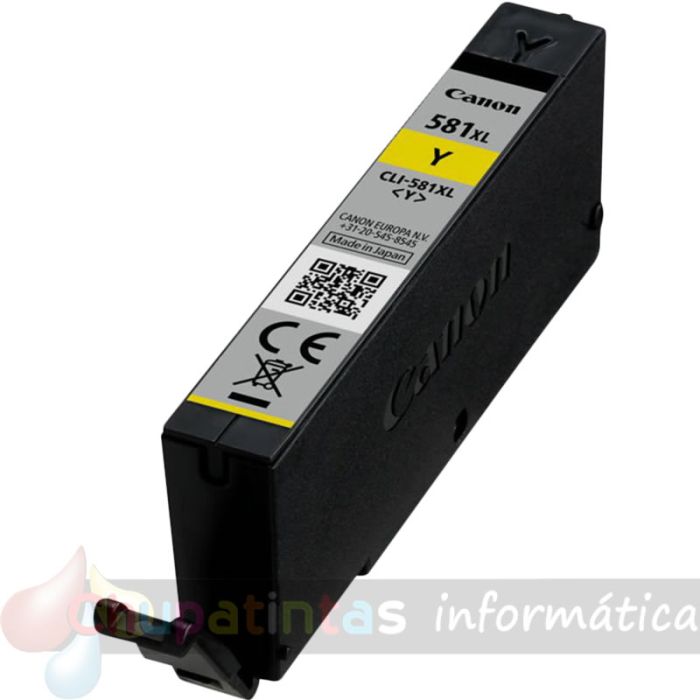 Canon CLI581XL Amarillo Cartucho de Tinta Original - 2051C001-2