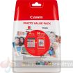 Canon CLI581XL Pack de 4 Cartuchos de Tinta Originales - 50 Hojas de Papel Fotografico - 2052C004