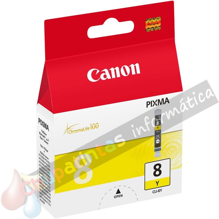 Canon CLI8 Amarillo Cartucho de Tinta Original - 0623B001