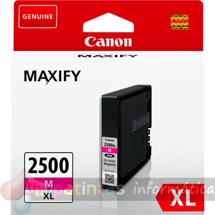 Canon PGI2500XL Magenta Cartucho de Tinta Original - 9266B001