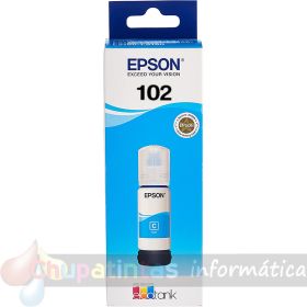 Epson 102 Cian - Botella de Tinta Original C13T03R240-1