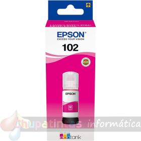 Epson 102 Magenta - Botella de Tinta Original C13T03R340-1