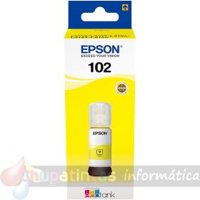 Epson 102 Amarillo - Botella de Tinta Original C13T03R440-1