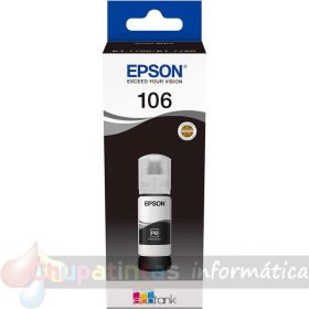Epson 106 Negro Photo - Botella de Tinta Original C13T00R140-1