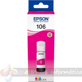 Epson 106 Magenta - Botella de Tinta Original C13T00R340-1