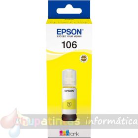 Epson 106 Amarillo - Botella de Tinta Original C13T00R440-1