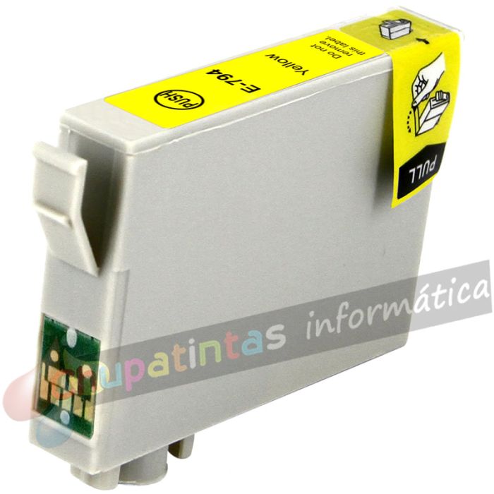Epson T0794 Amarillo Cartucho de Tinta Genérico - Reemplaza C13T07944010