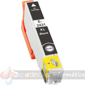 Epson T2431/T2421 (24XL) Negro Cartucho de Tinta Genérico - Reemplaza C13T24314012/C13T24214012