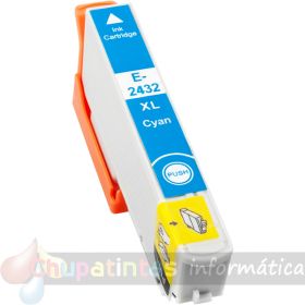 Epson T2432/T2422 (24XL) Cian Cartucho de Tinta Genérico - Reemplaza C13T24324012/C13T24224012