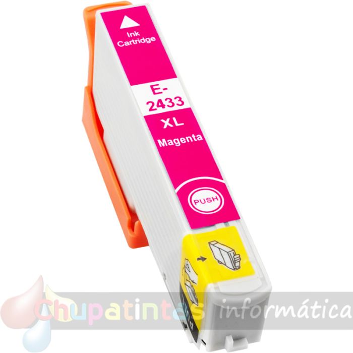 Epson T2433/T2423 (24XL) Magenta Cartucho de Tinta Genérico - Reemplaza C13T24334012/C13T24234012