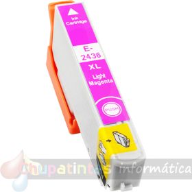 Epson T2436/T2426 (24XL) Magenta Light Cartucho de Tinta Genérico - Reemplaza C13T24364012/C13T24264012