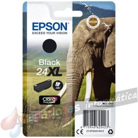 Epson T2431 (24XL) Negro Cartucho de Tinta Original - C13T24314012