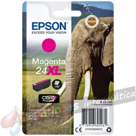 Epson T2433 (24XL) Magenta Cartucho de Tinta Original - C13T24334012